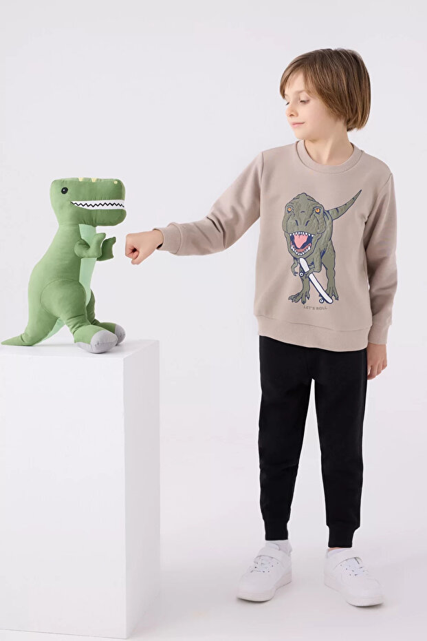 بدلة رياضية للأولاد - نيلي غامق - 3