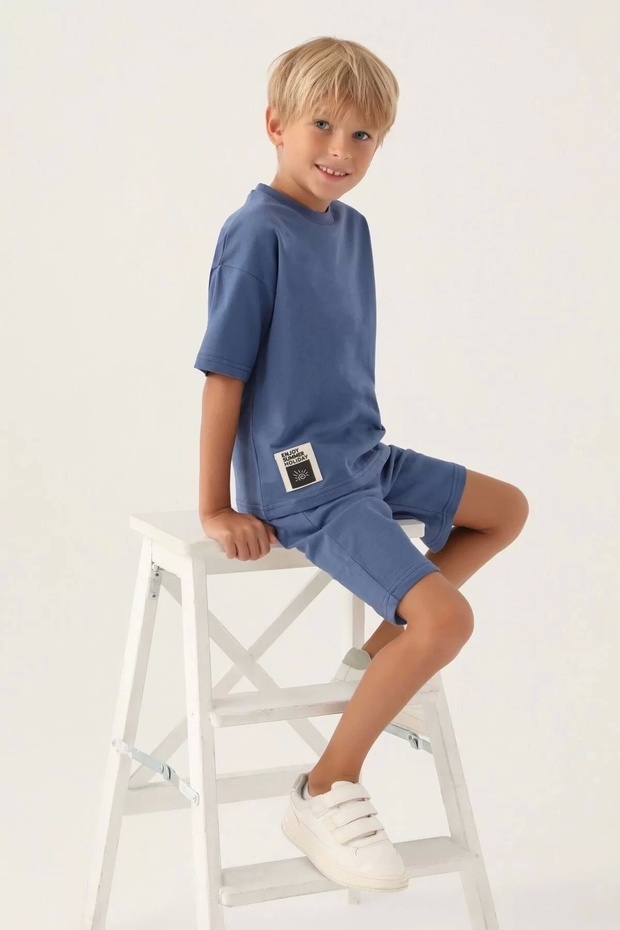 Boy's bermyuda set - ocean - 2