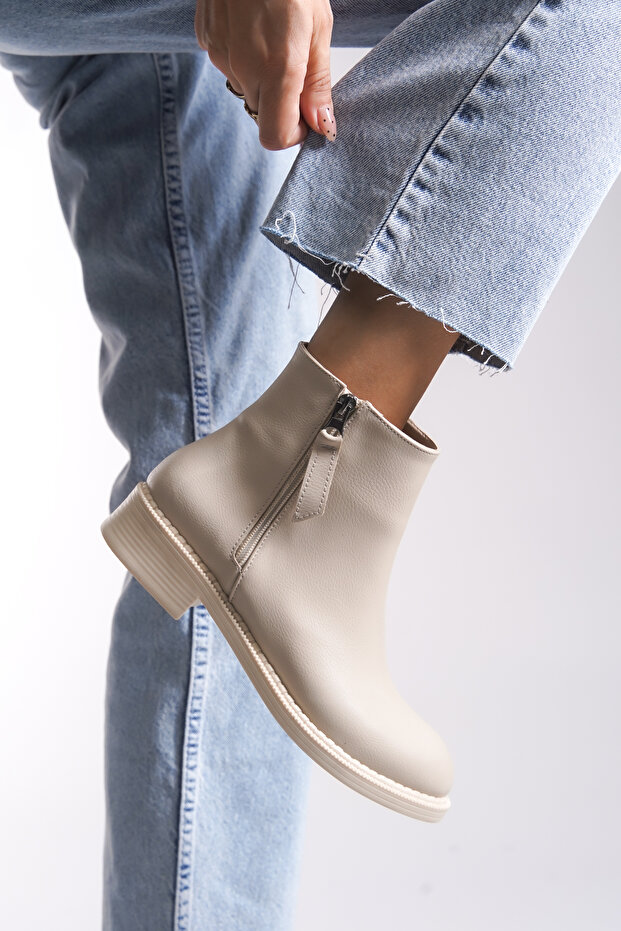 Kadın Bot 00120040 Krem - 2