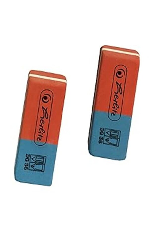 Set de 2 radiere Herlitz, multicolore - 3