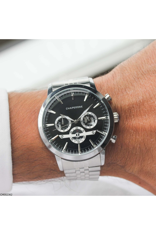 Ch002362 Men's Wristwatch with Steel Cord