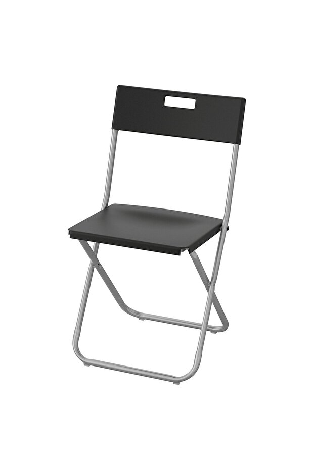 GUNDE Folding Chair, Black