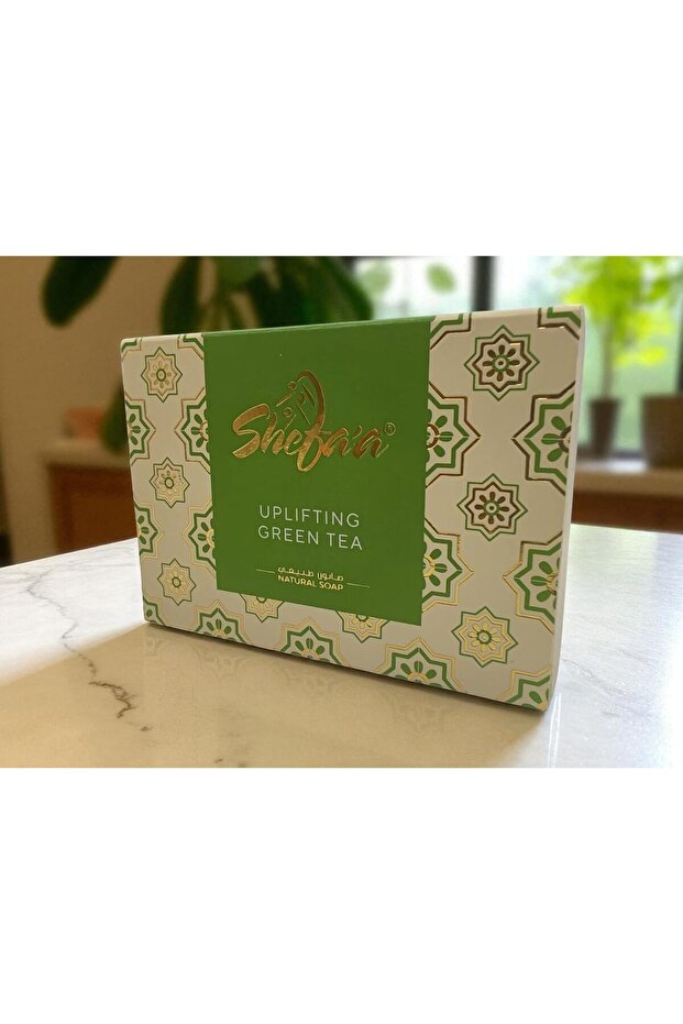 Natural soap made from olive oil and laurel (Green Tea)