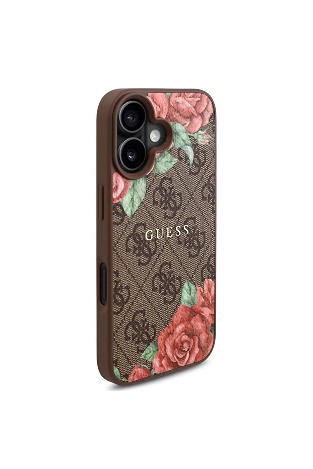 Protective Case for iPhone 16, M50, Leather, Light Brown - 2