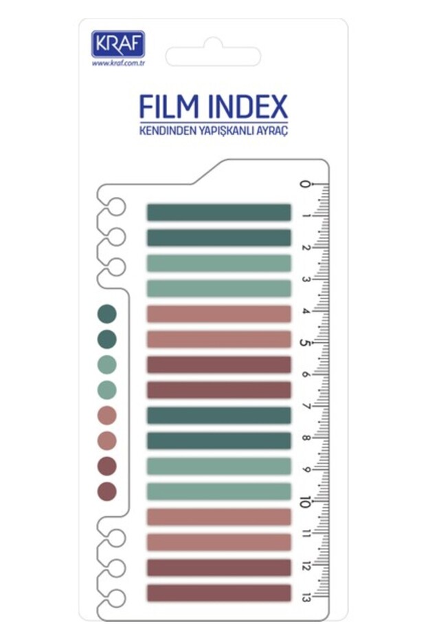Index Film Pp 6 X 45 mm 16 X 20 Sheets Ruled Morandi Color 16645 2