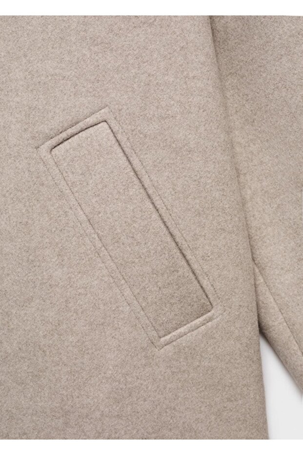 Klapalı kısa palto - 6