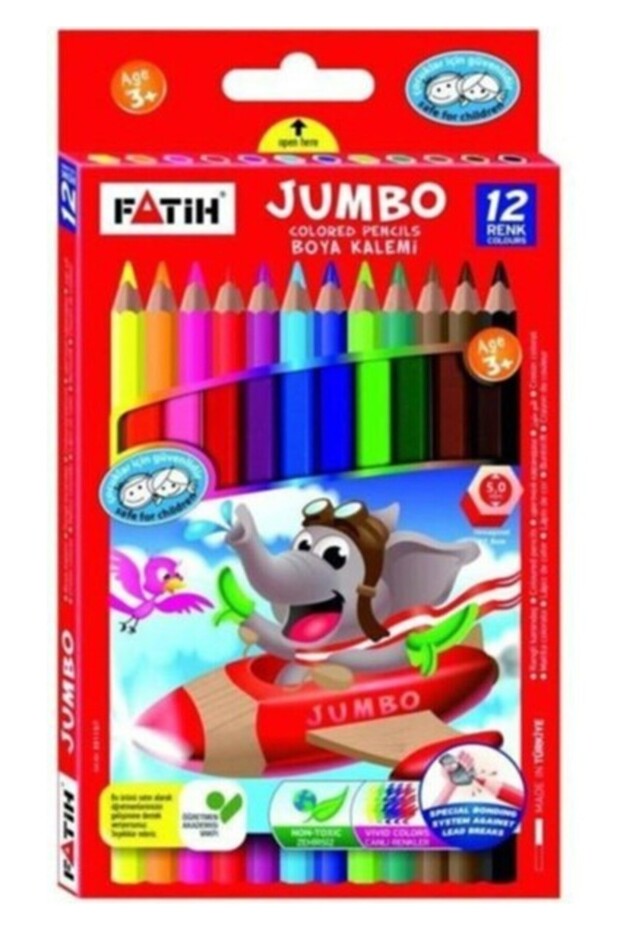 Fatih Kırtasiye 12 Liter Jumbo Kuruboya