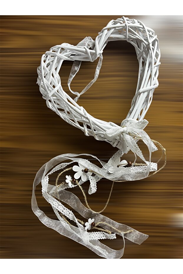 ASMA RAT BAMBU KALP ÇELENK KAPI SÜSÜ - 1