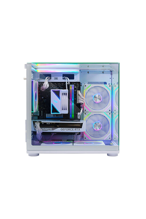 معالج ألعاب i5-14400F، بطاقة رسومات RTX 5060Ti سعة 8 جيجابايت، ذاكرة DDR5 سعة 16 جيجابايت، قرص SSD سعة 1 تيرابايت، 700 واط، مراوح ARGB 5، نظام تشغيل Windows 11 Pro - 2