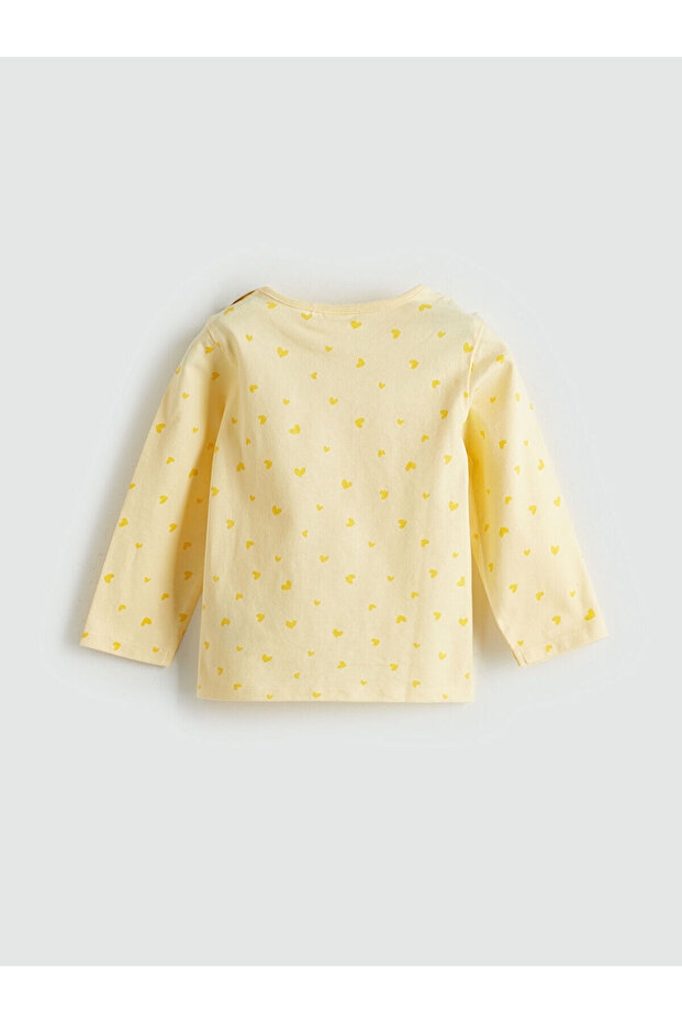 Sari Bisiklet Yaka Tweety Baskılı Kız Bebek Pijama Takımı - 6