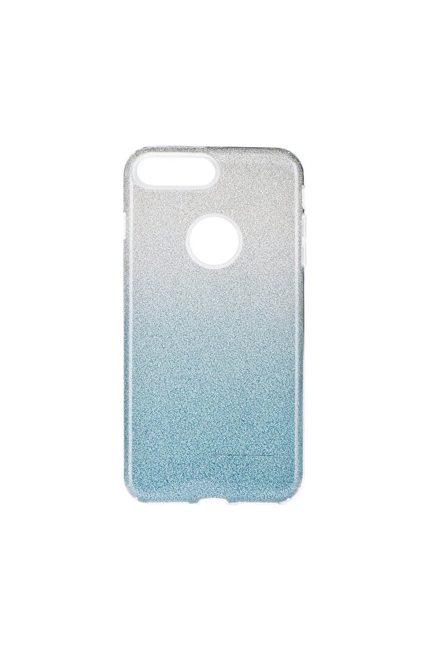 APPLE iPhone 7 Plus \ 8 Plus Case - Forcell Shining (Silver/Blue)
