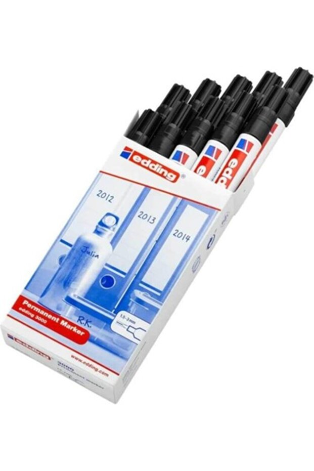 3000 Endüstriyel Permanent Marker Siyah - 1