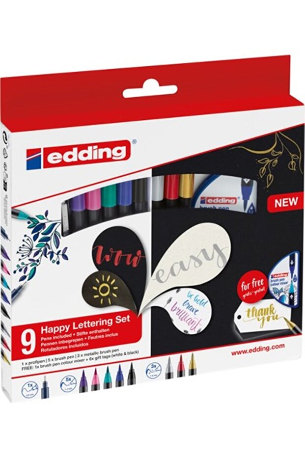 Happy Başlangıç Yazı Seti 9'lu - 1