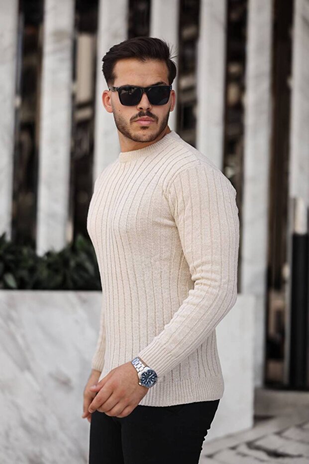 Bisiklet yaka erkek kazak kışlık - 3