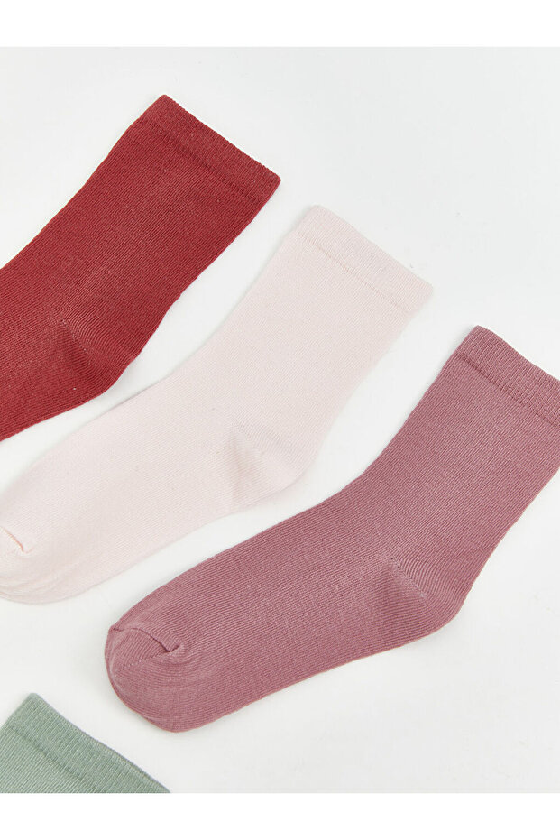 Create Your Style with Uzg Store |   Basic Baby Girl Sock Socks 5 Pack - 2