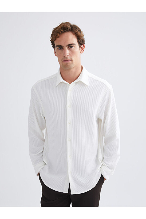 Quality Pieces from Çelebi Store Comfortable Fit Long Sleeve Men's Shirt
