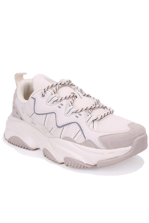 30867 Beige Orthopedic Orthopedic Casual Women's Sports Shoes