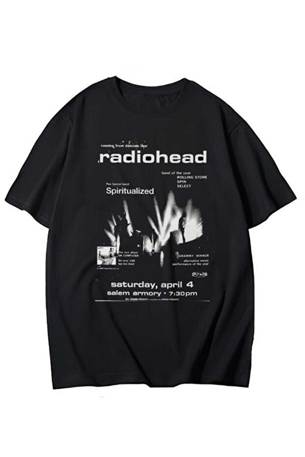 Black Radiohead Oversize Unisex