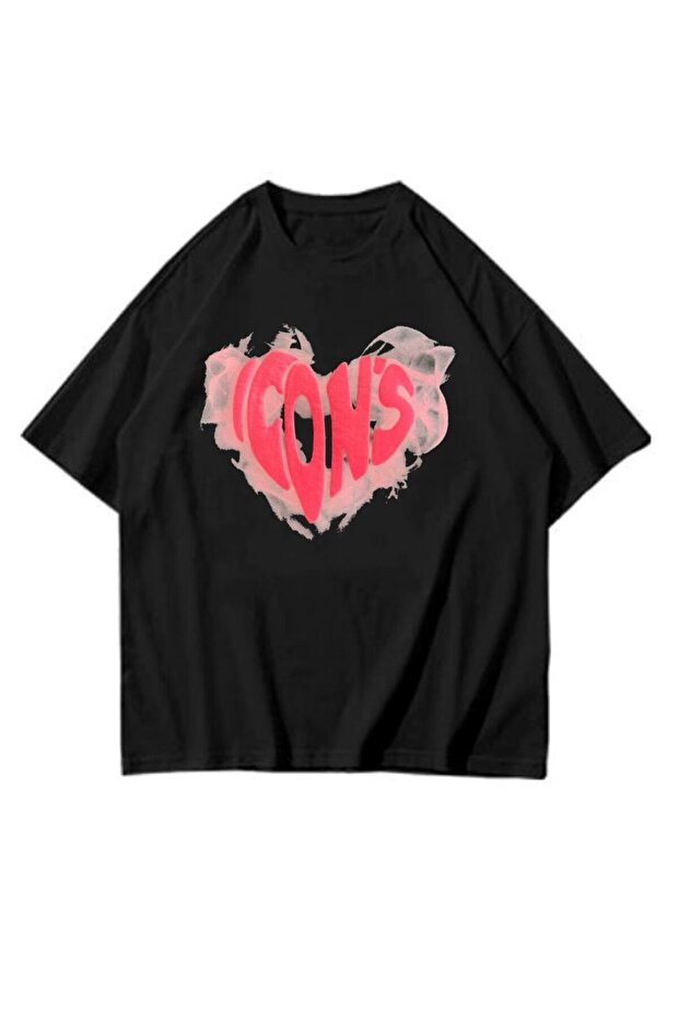 Black Unisex Oversize Dtf