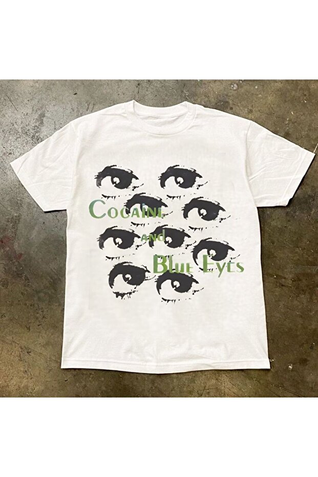 White Unisex Oversize Dtf Printed