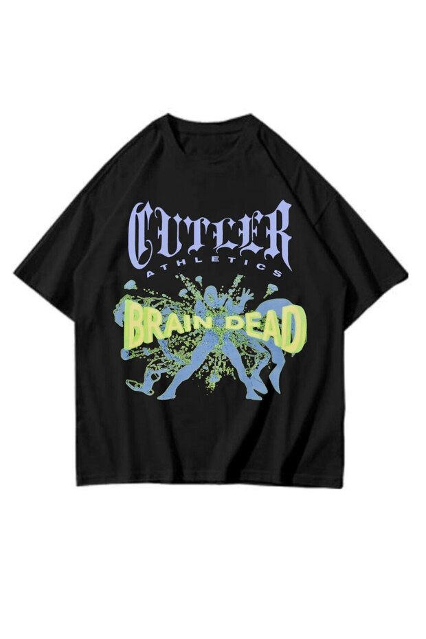 أسود للجنسين مقاس كبير Dtf - 1