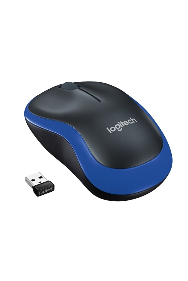 Mouse M185, USB, Albastru - 2