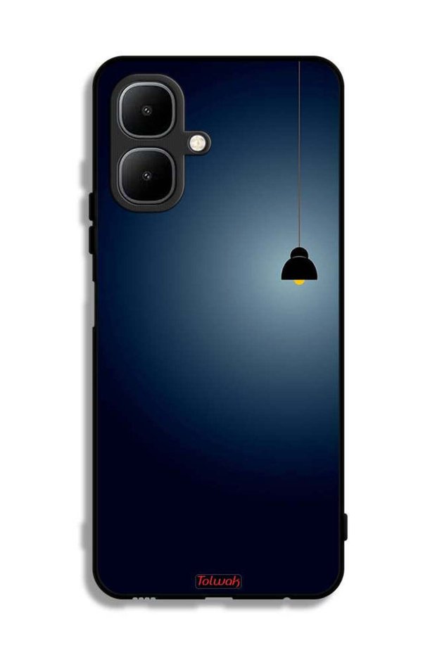 غطاء حماية لهاتف Infinix Smart 10 مع إضاءة فنية معلقة