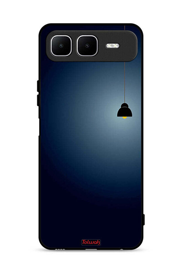 غطاء حماية لهاتف Infinix Smart 10 Plus بتصميم فني معلق بإضاءة