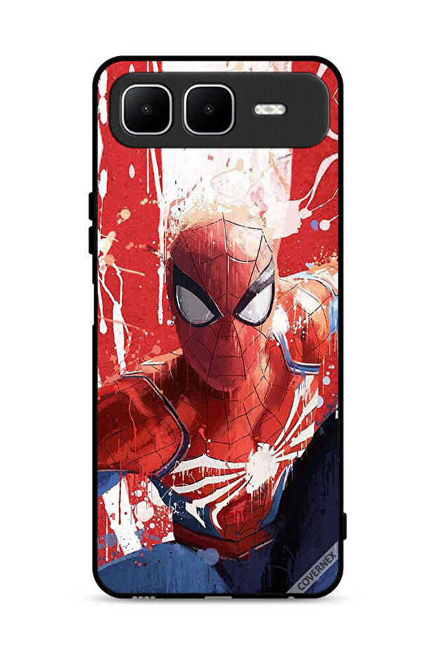 غطاء حماية لجهاز Infinix Smart 10 Plus بتصميم Spiderman