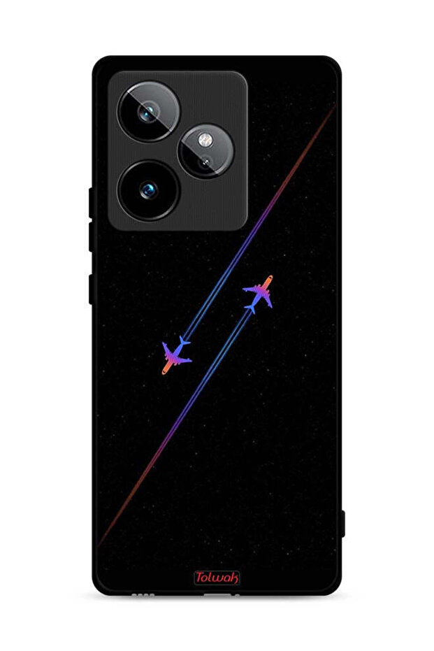غطاء حماية لهاتف Realme GT 7T 5G برسومات طائرات
