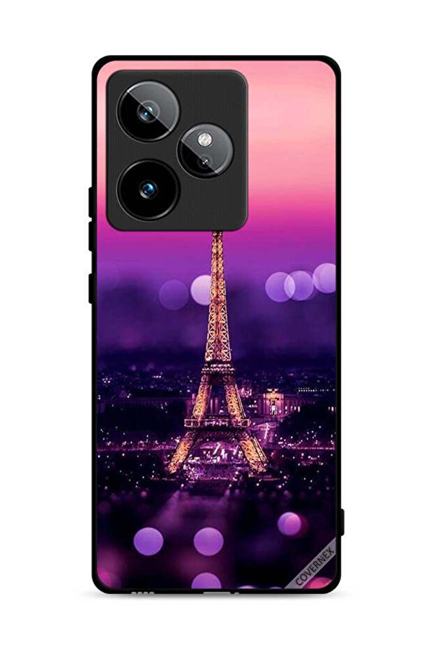غطاء حماية لهاتف Realme GT 7 5G بتصميم برج إيفل