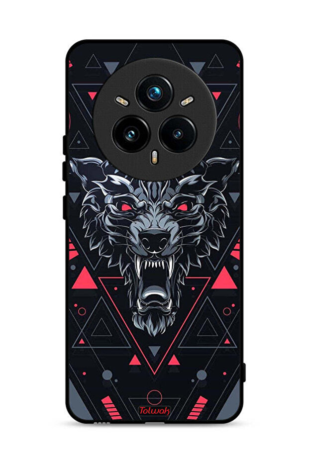 Realme 14 Pro Plus 5G Protective Case Cover Scrolling Wolf