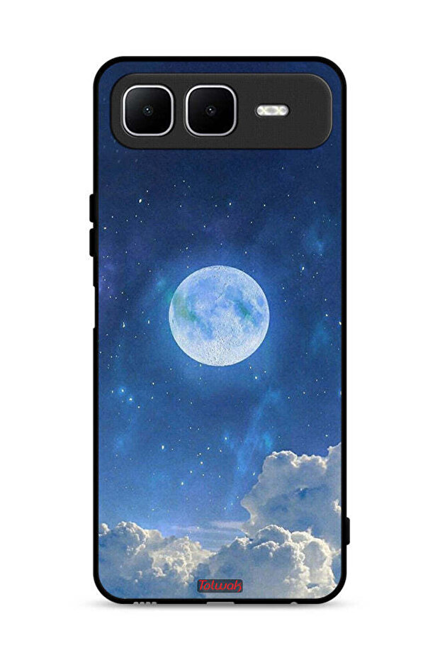 Infinix Smart 10 Plus Protective Case Cover Moon Clouds