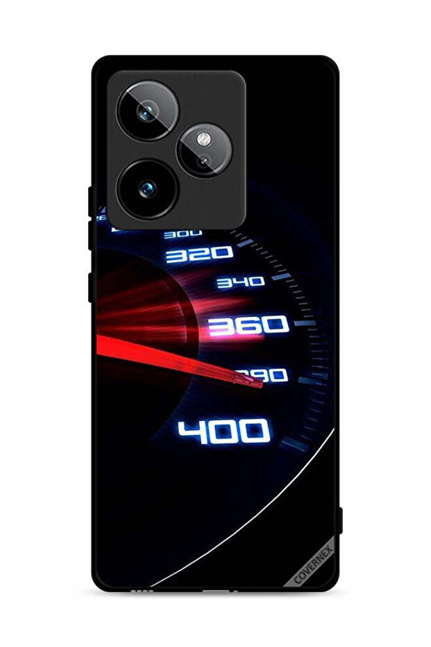 غطاء حماية لجهاز Realme GT 7 5G مع عداد سرعة 390 بلس