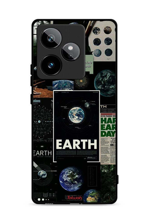 غطاء حماية لهاتف Realme GT 7 5G Earth