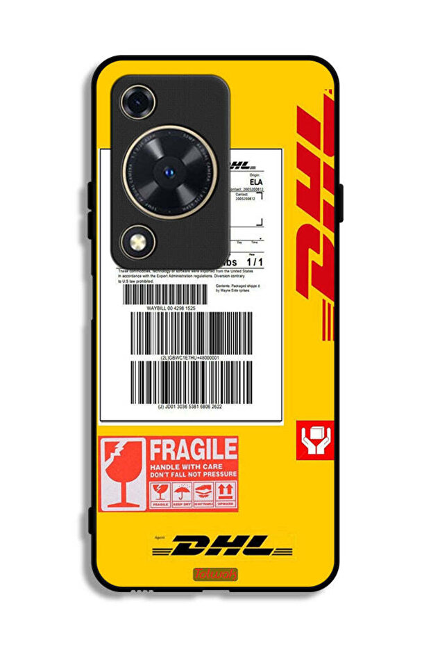 غطاء حماية لهاتف هواوي نوفا Y63، ملصق DHL