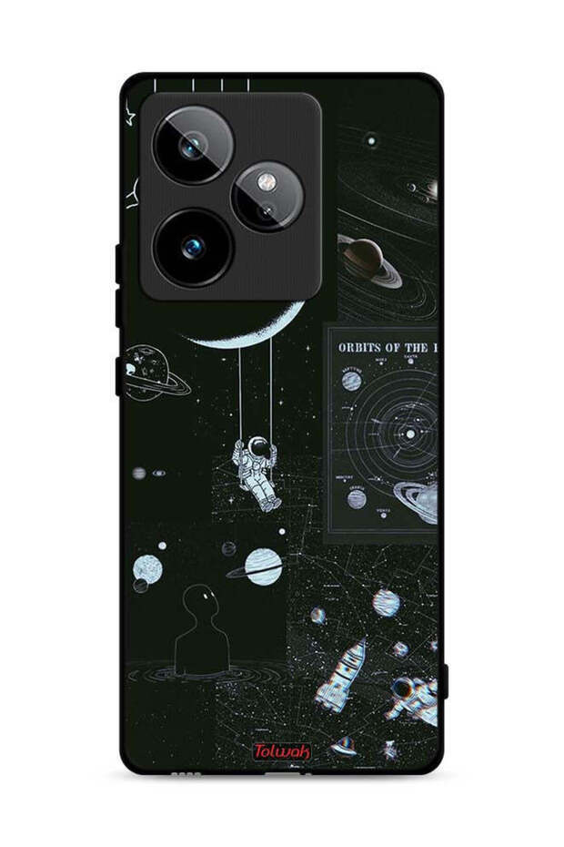 غطاء حماية لهاتف Realme GT 7 5G بطبعة Orbits Of The Planets