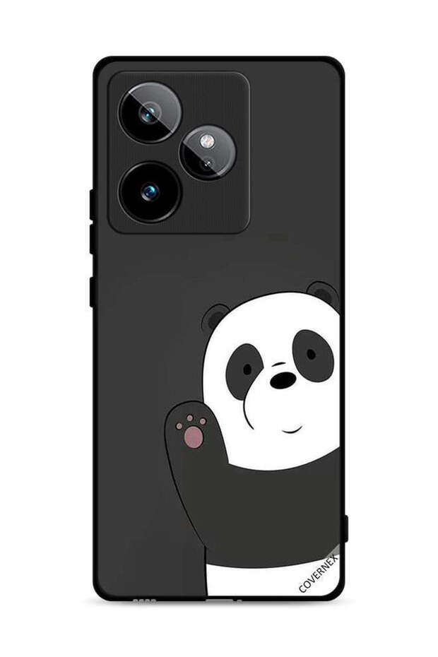 غطاء حماية لهاتف Realme GT 7 5G بتصميم Hi Panda
