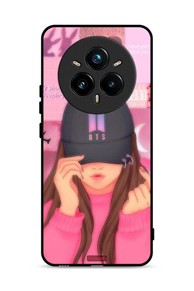 غطاء حماية لهاتف Realme 14 Pro Plus 5G بطبعة فتاة سناب