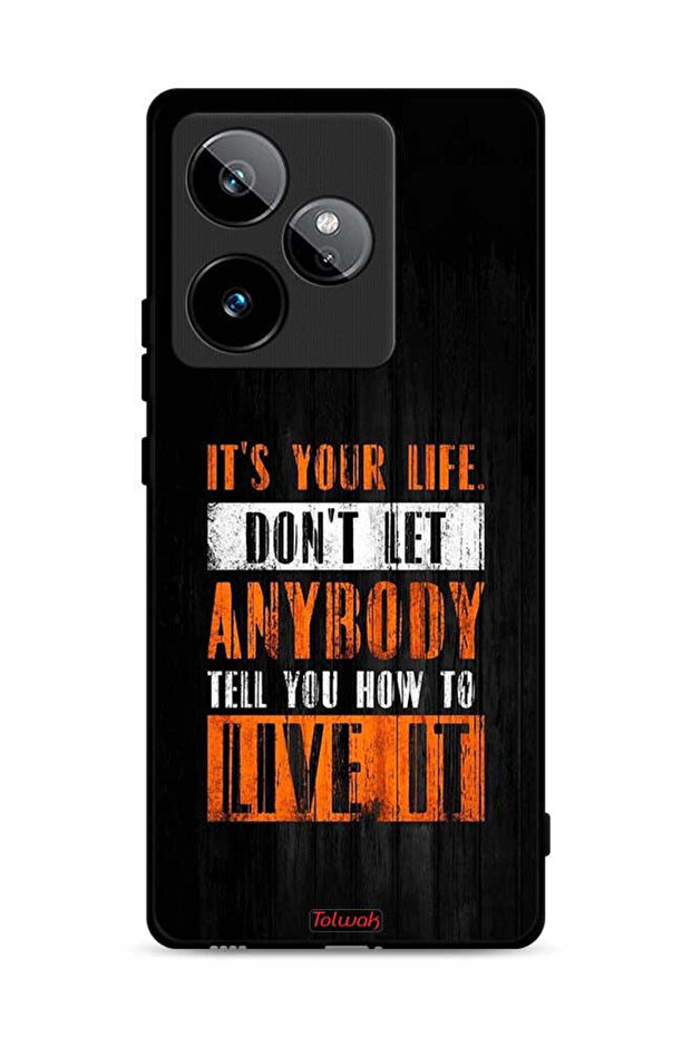 غطاء حماية لهاتف Realme GT 7T 5G Its Your Life