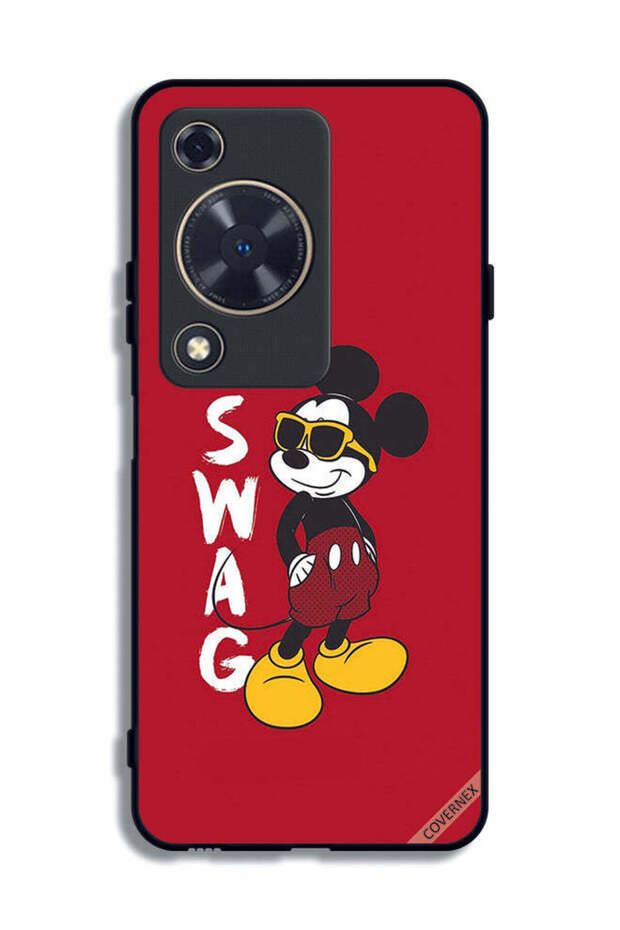 غطاء حماية لهاتف هواوي نوفا Y63 بتصميم ميكي ماوس من Swag