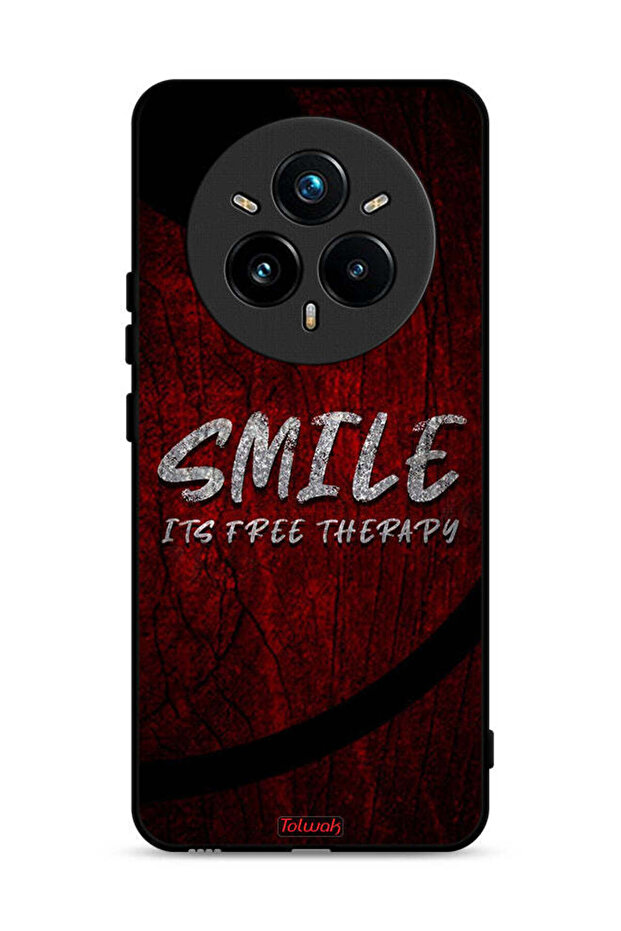 Realme 14 Pro Plus 5G Protective Case Cover Smile Its Free Therapy