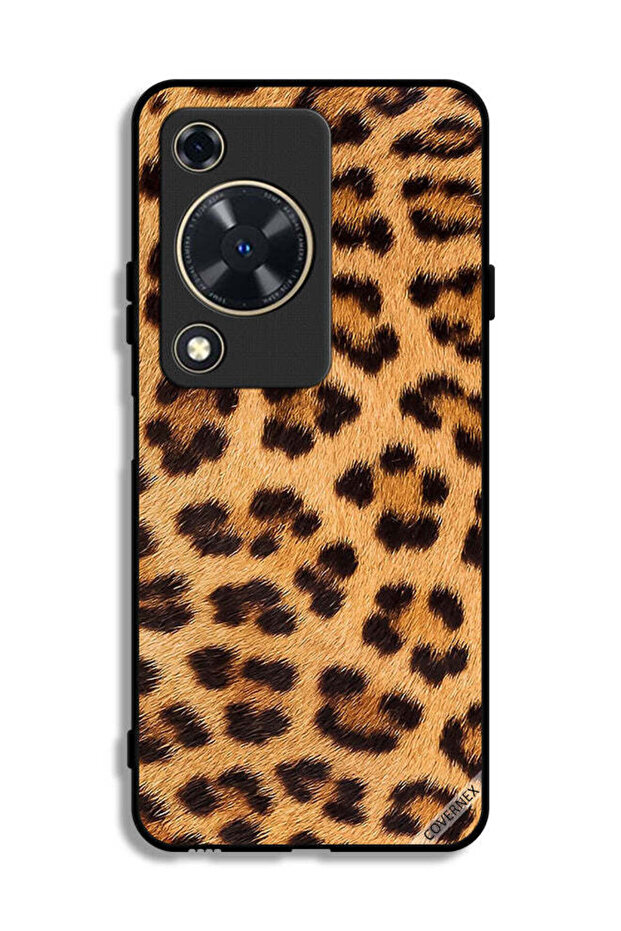 غطاء حماية لهاتف هواوي نوفا Y63 بنقشة جلد النمر - 1