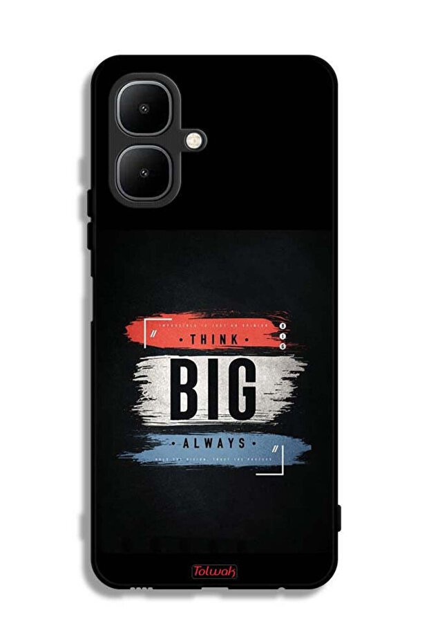 غطاء حماية لهاتف Infinix Smart 10 - فكر دائمًا بشكل كبير