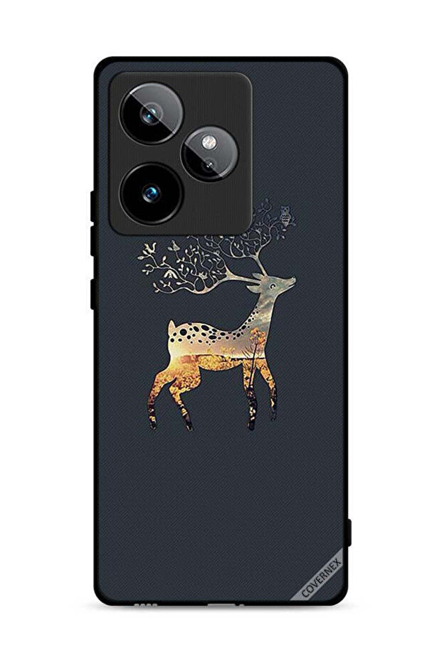 غطاء حماية لهاتف Realme GT 7T 5G بتصميم غزال