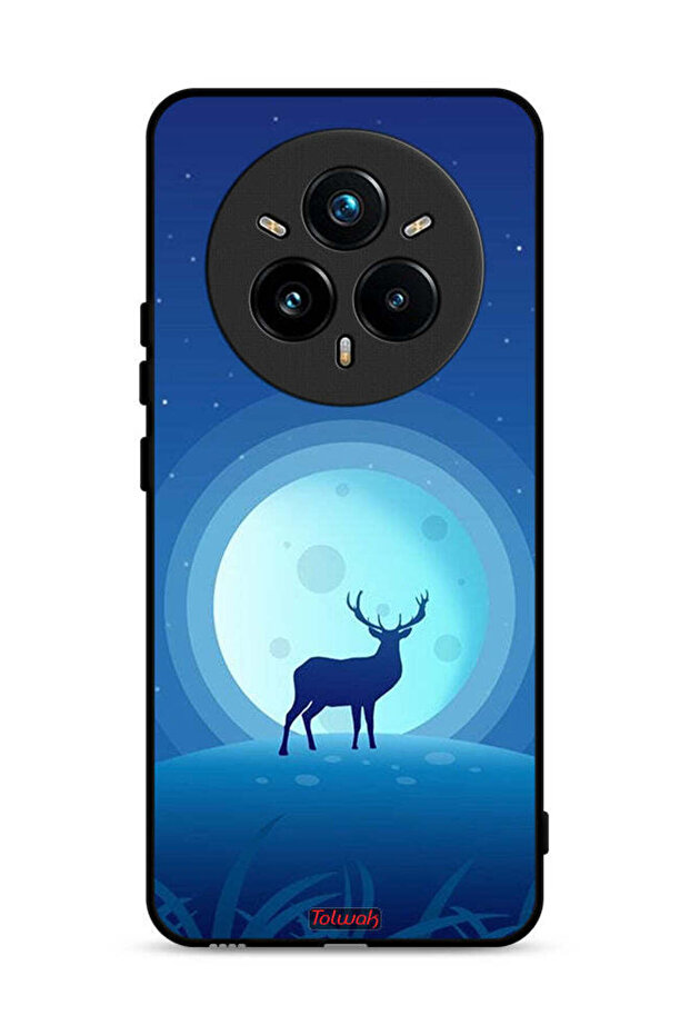 غطاء حماية لجهاز Realme 14 Pro Plus 5G بتصميم غزال