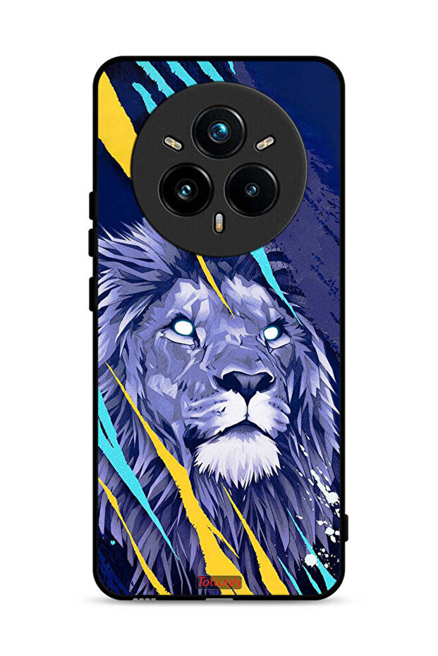 غطاء حماية لهاتف Realme 14 Pro Plus 5G بطبعة الأسد الملك
