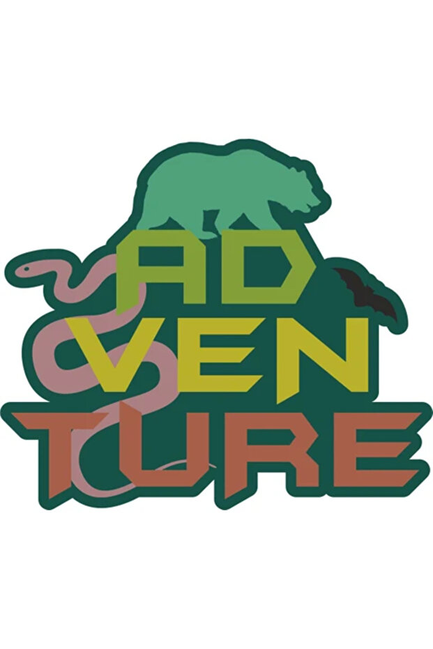 Outdoor adventure camping car motorcycle sticker 19cm