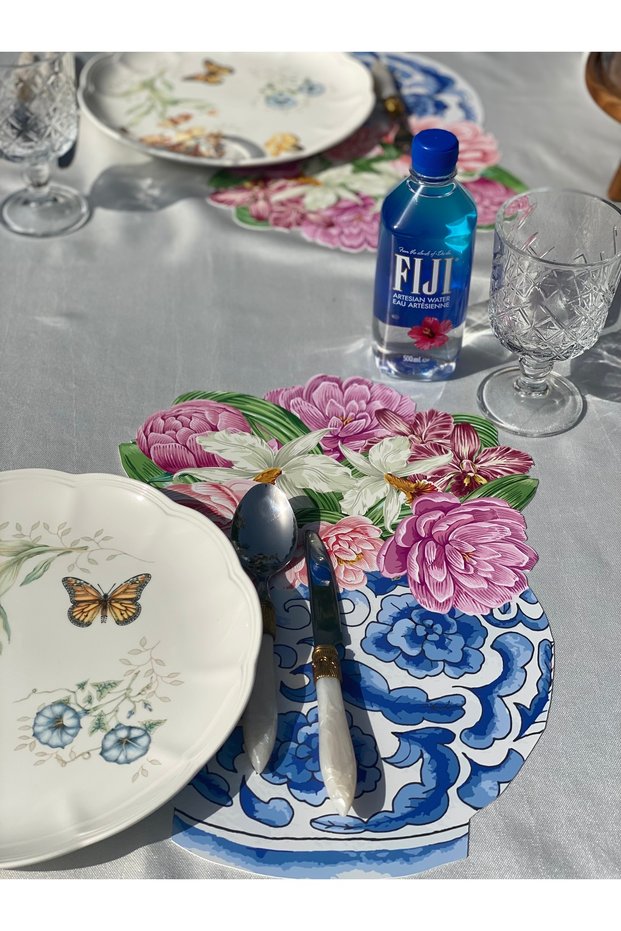 Blue Blanc 2-Piece Placemat