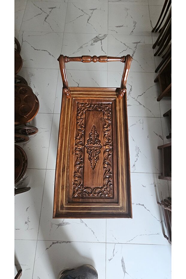 Ahşap servis arabası - 1